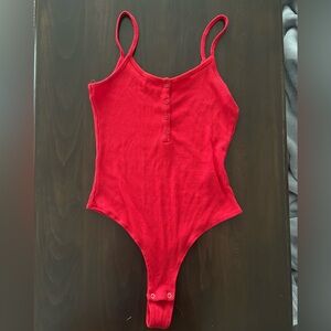 Garage Red Bodysuit